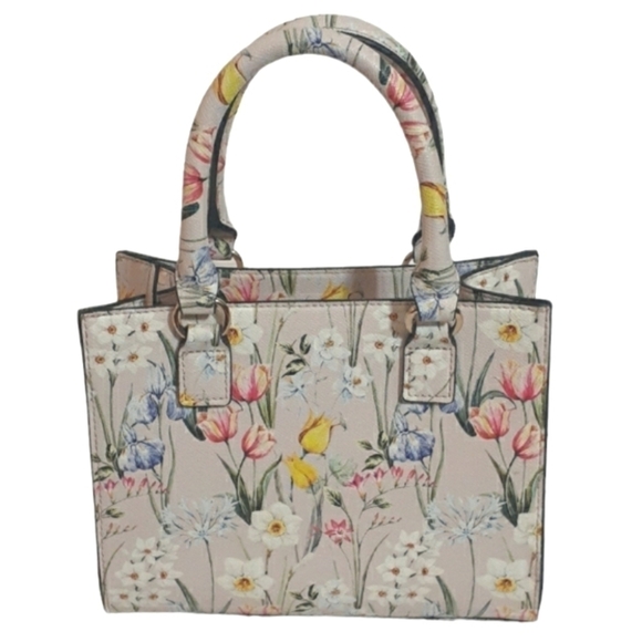 Aldo's Preilla Blush Pink Floral Handbag Purse Valentine's Easter Daffodil Tulip - Picture 1 of 15
